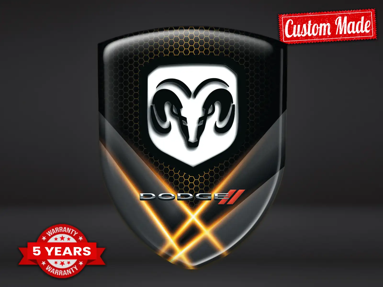 Dodge Emblème Auto Max Robuste Élégant Pro Z Performance